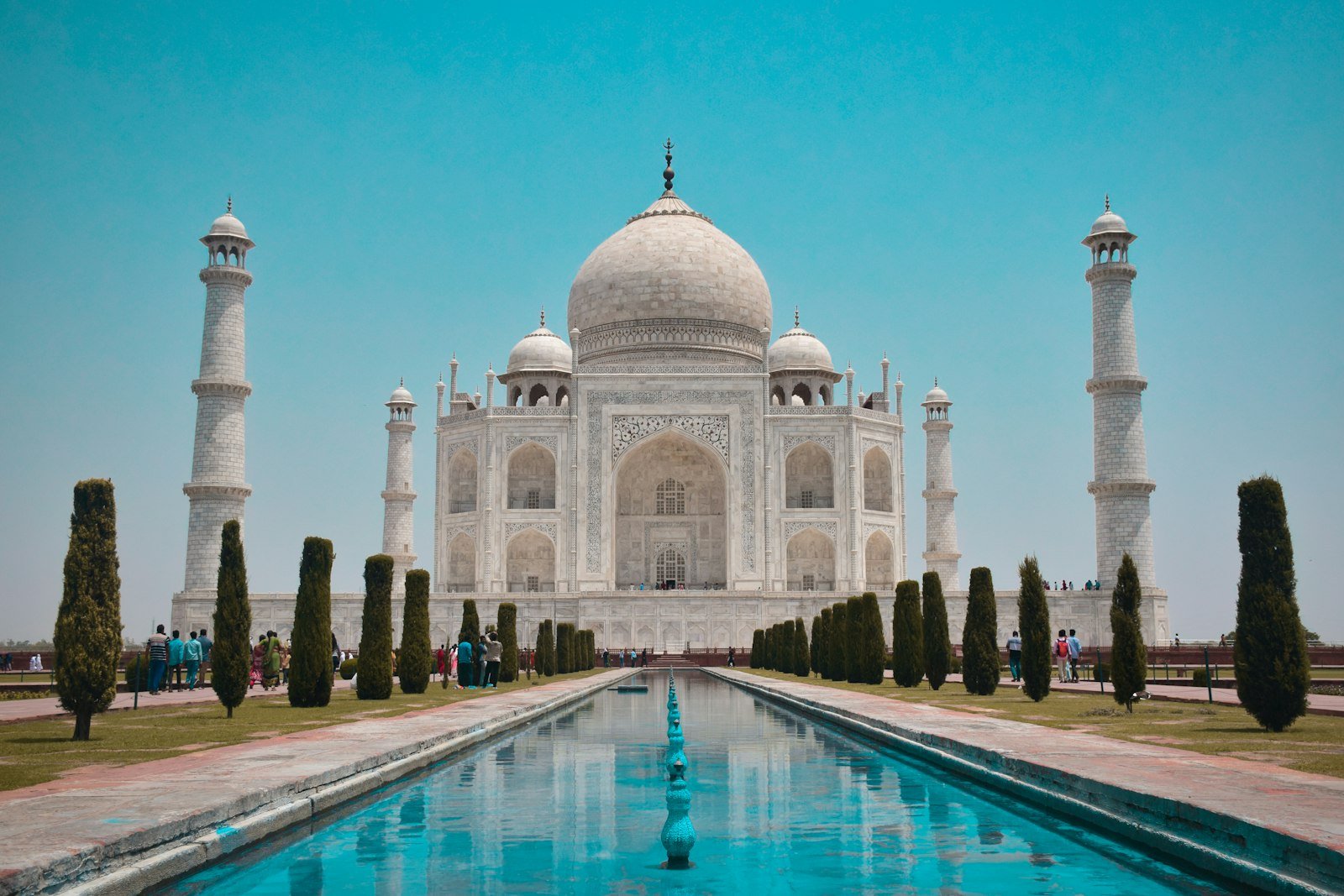 Agra — Taj & Fort from Vrindavan
